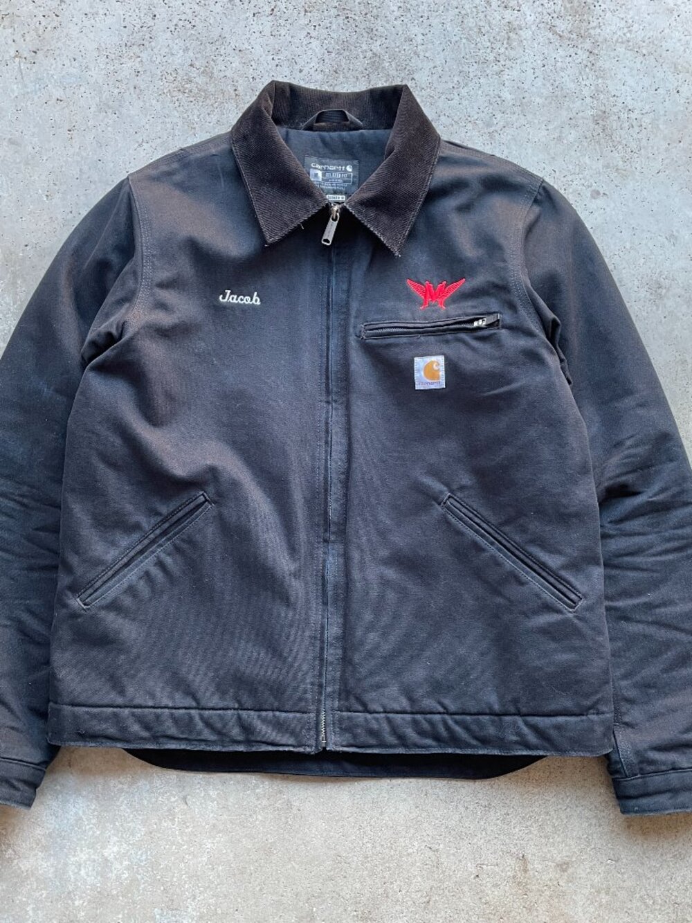 Carhartt Detroit Jacket Size (M) Relax Fit Blanket Lined OJ3828-M